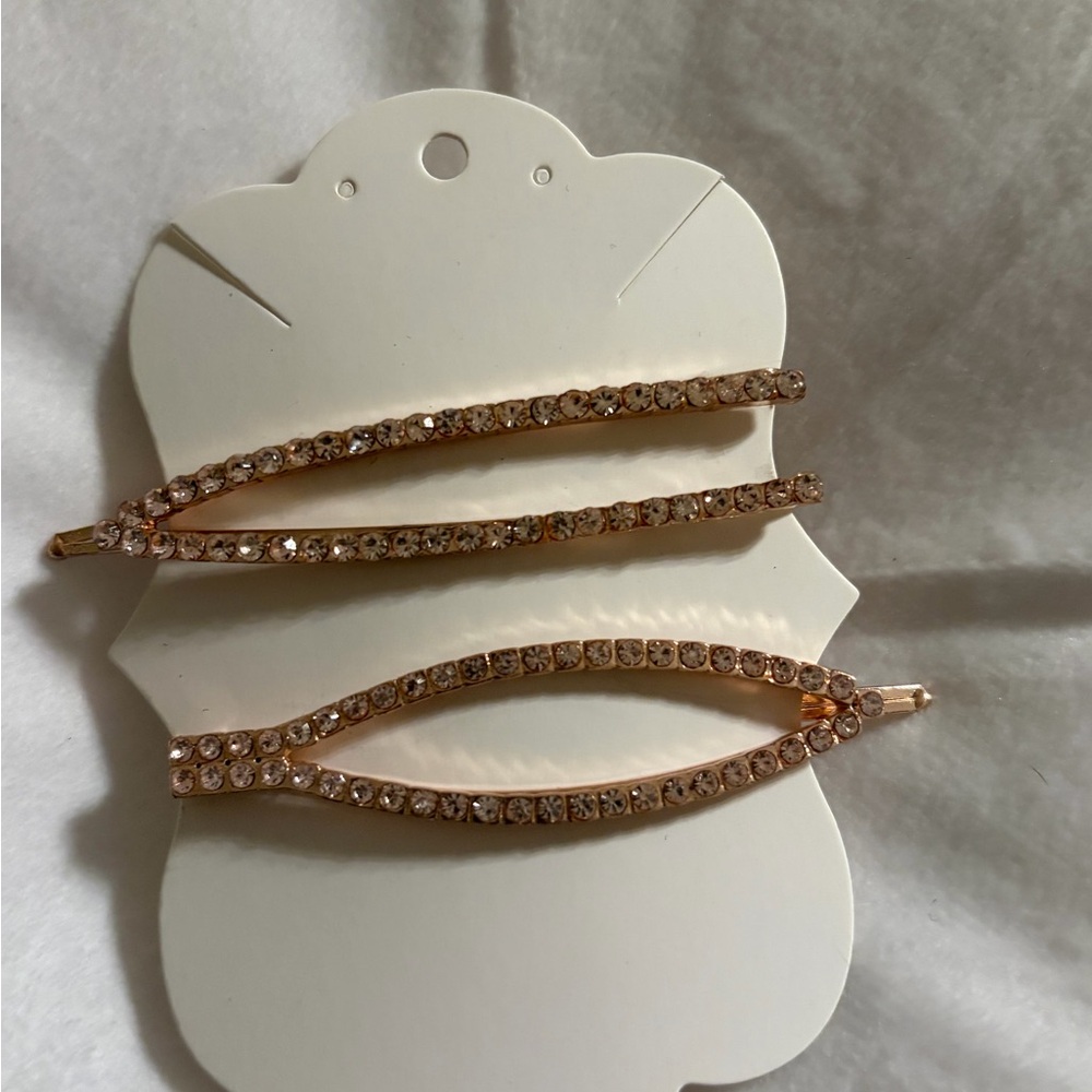 Elegant Gold Hair Clips